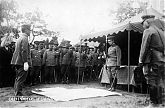 Emperor Hirohito at Military Maneuvers
